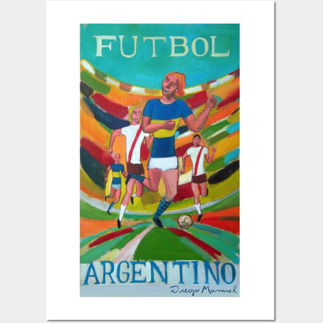 Futbol argentino 2 Wall Art by diegomanuel